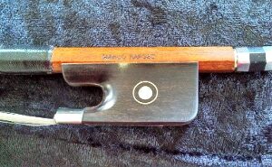 Brazilian 4/4 Marco Raposo "Luciano" Nickel Mounted Cello Bow
